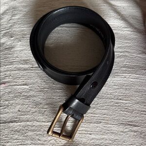100% leather belt
